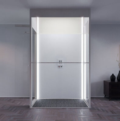traffic white flooring lift