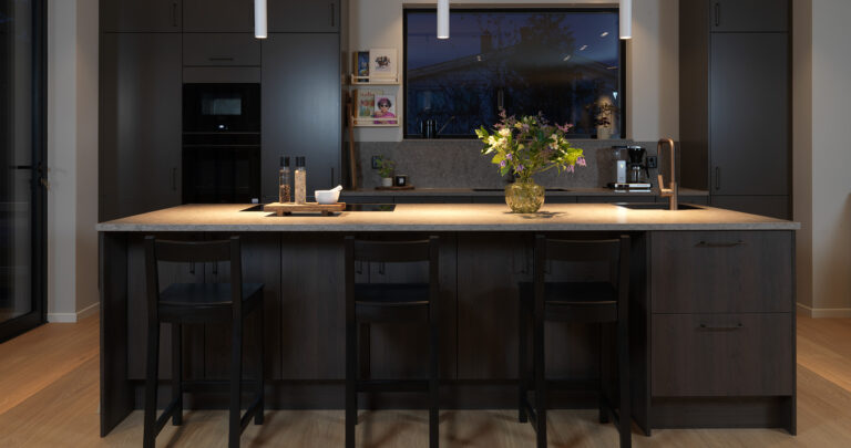 Kitchen at Villa Lyskulle.