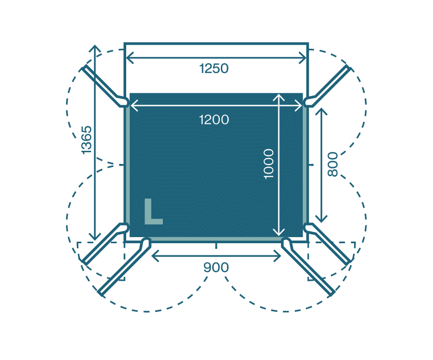 A small house lift L size