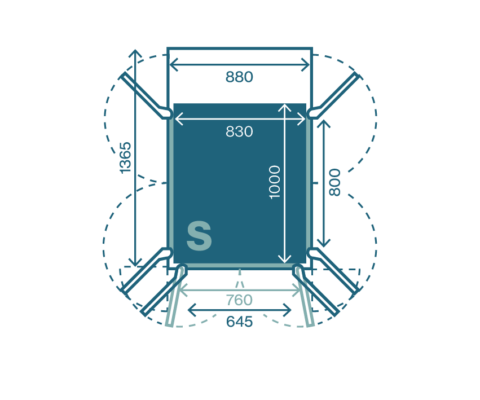 A residential lift S size