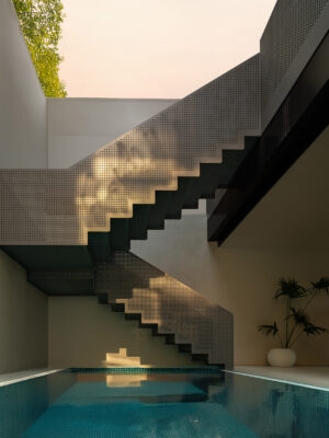 Pool view at House of Tippi