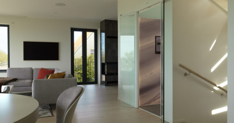 Social area of SWIFT Homes-project - Villa Horisont